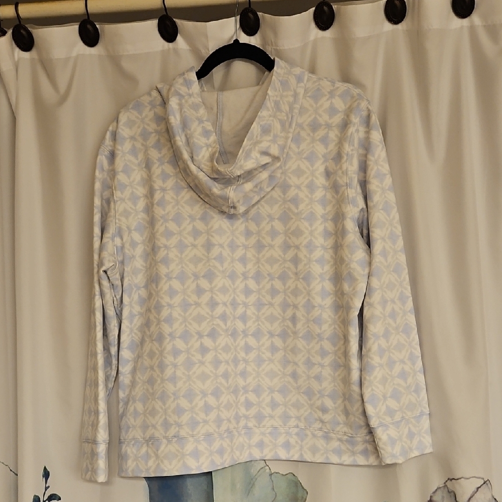 GAP Blue and White Patterned Hoodie - Picture 4 of 4